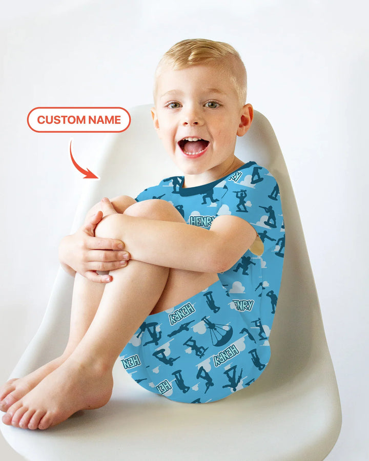 Zweiteiliges Pyjama-Set mit kurzen Ärmeln und Shorts im Sommer-Design