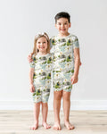 Zweiteiliges, kurzärmliges Pyjama-Set mit Marienkäfern