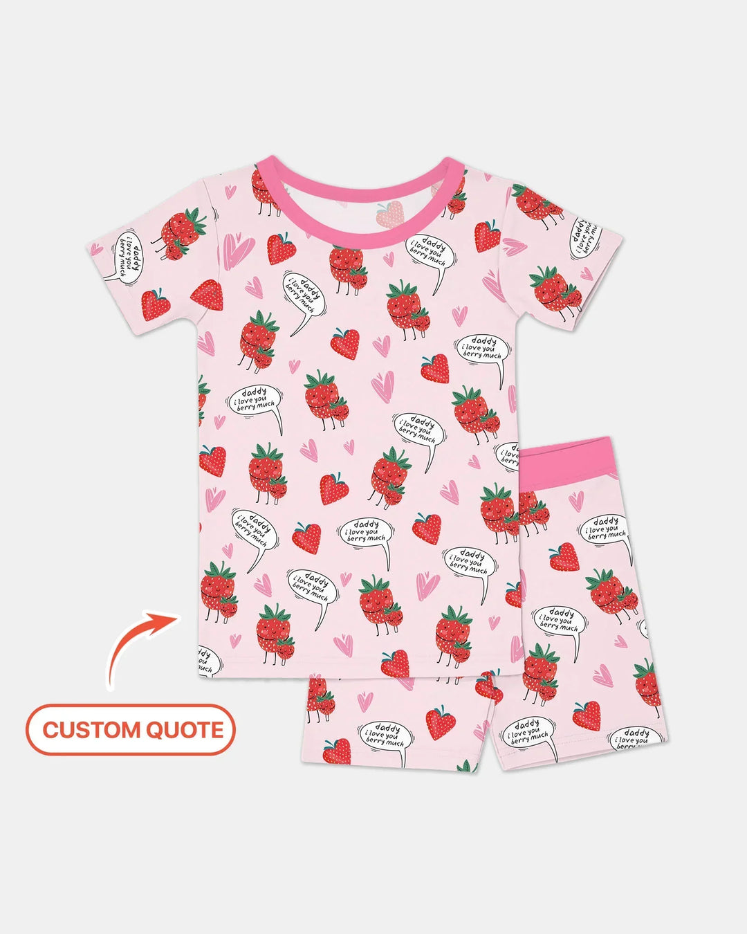 Zweiteiliges Pyjama-Set mit kurzen Ärmeln und Shorts im Sommer-Design
