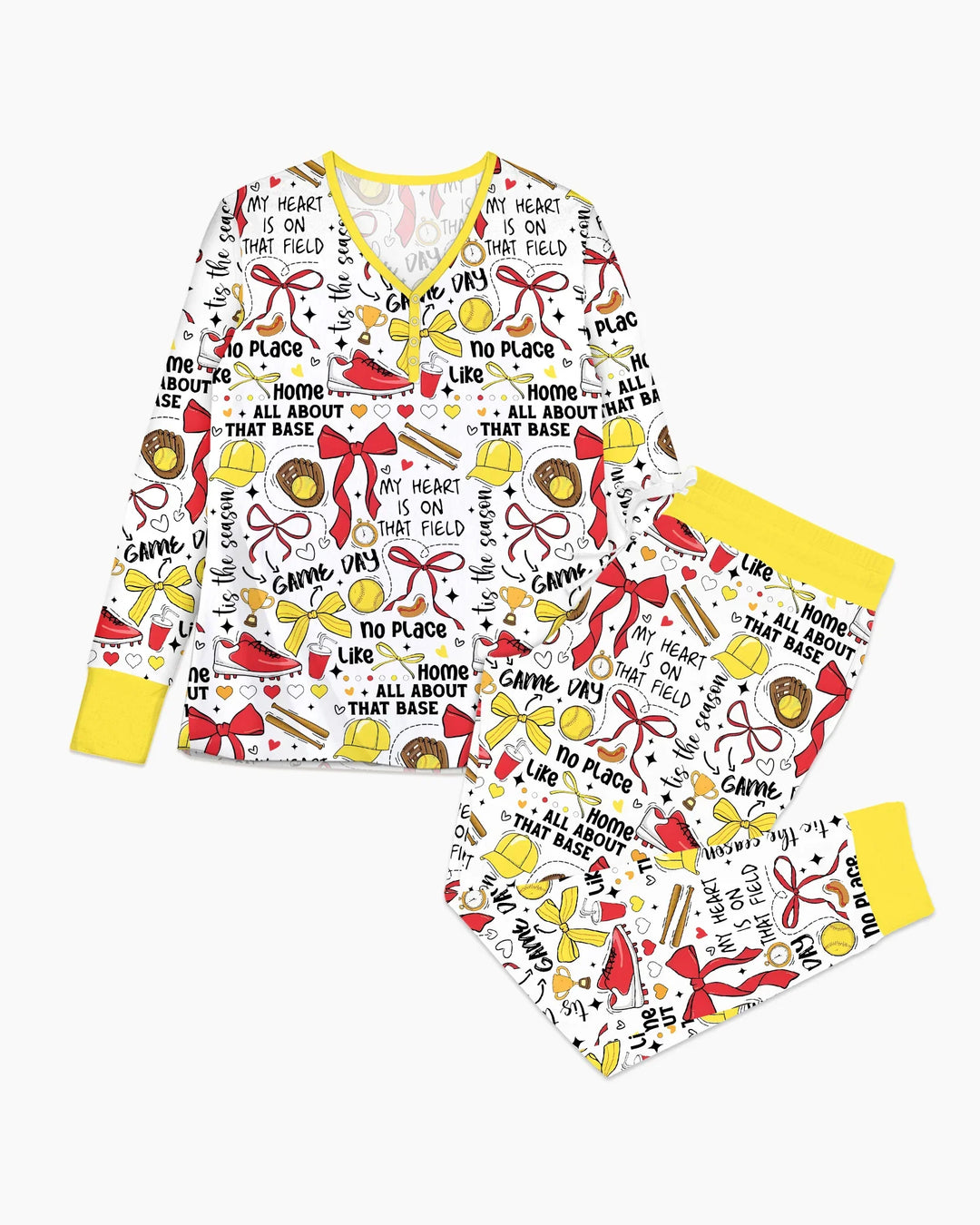 All About That Base Custom Bamboo Women Pajama Set