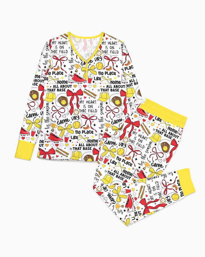 All About That Base Custom Bamboo Women Pajama Set