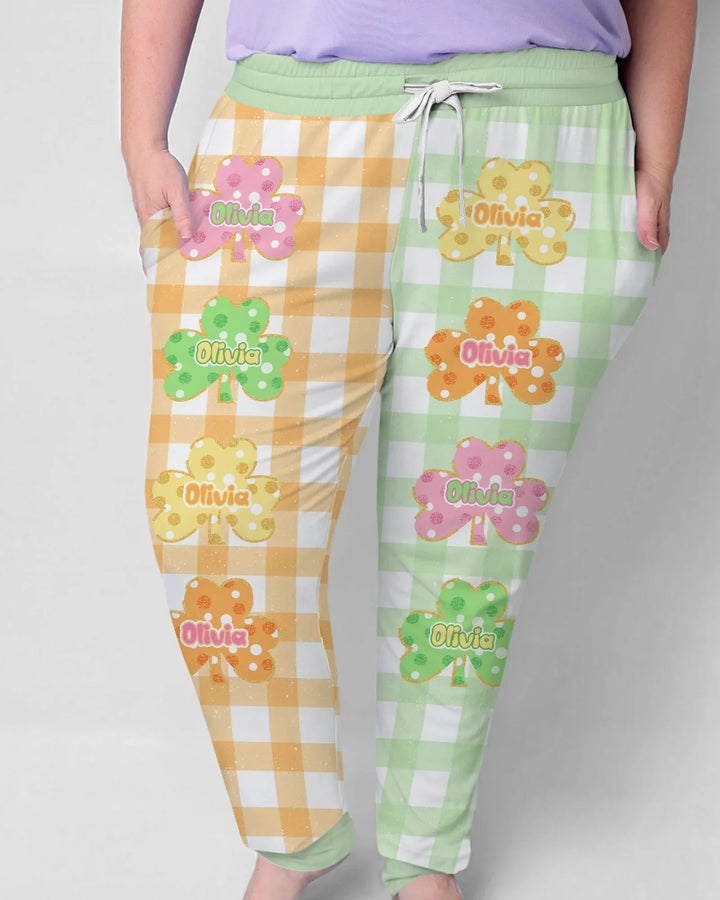 Glücksklee Bambus Damen Pyjama-Set