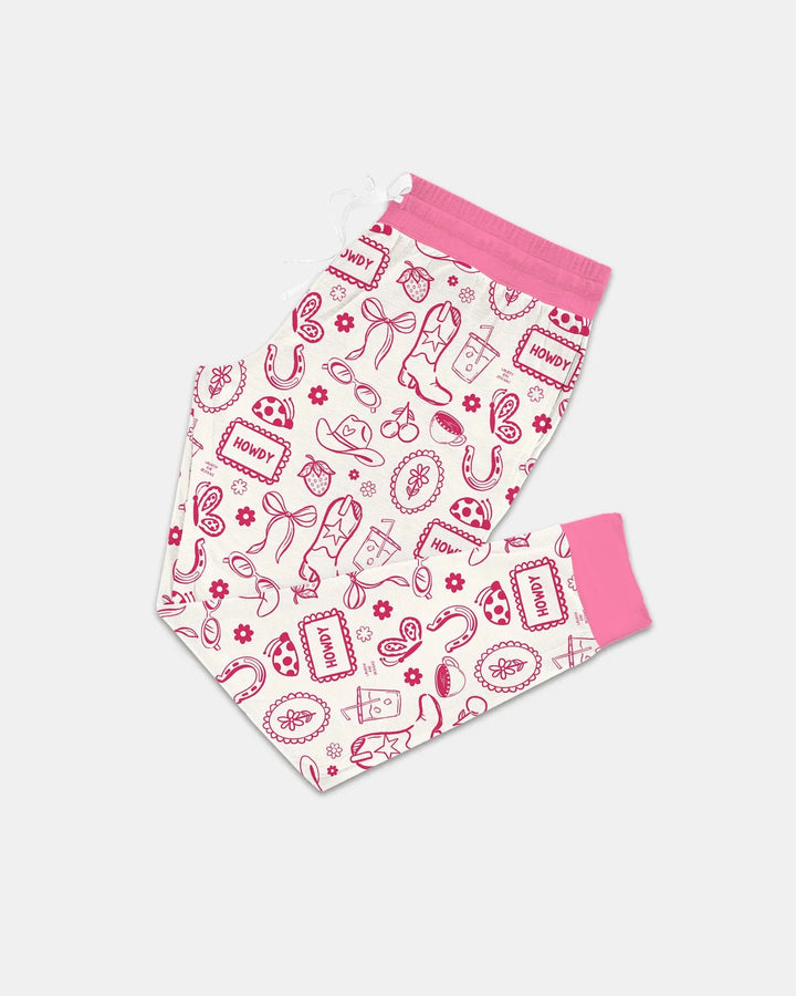 Doodle Wild West Cowgirl Bambus Damen Pyjama Set