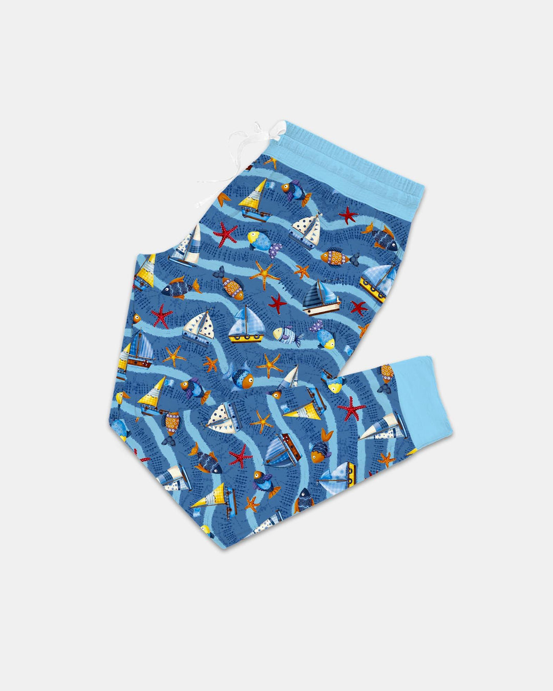 Blue Sail La Vie Schlafanzug-Set aus Bambus für Damen und die ganze Familie