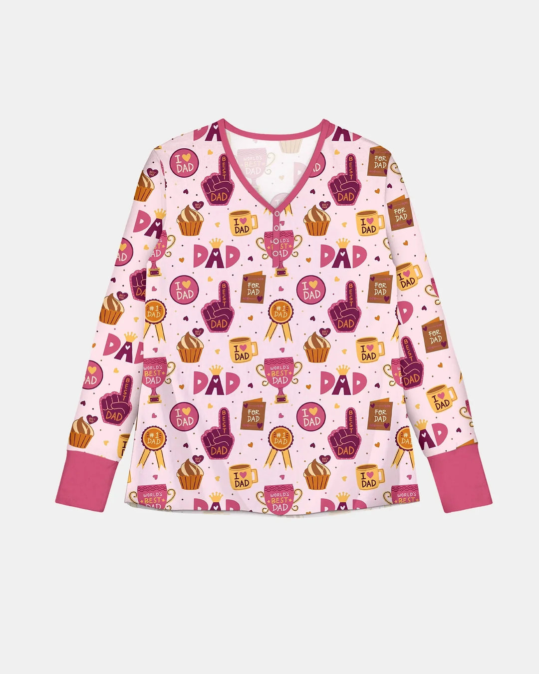 Weltbester Papa Bambus Damen Schlafanzug Set