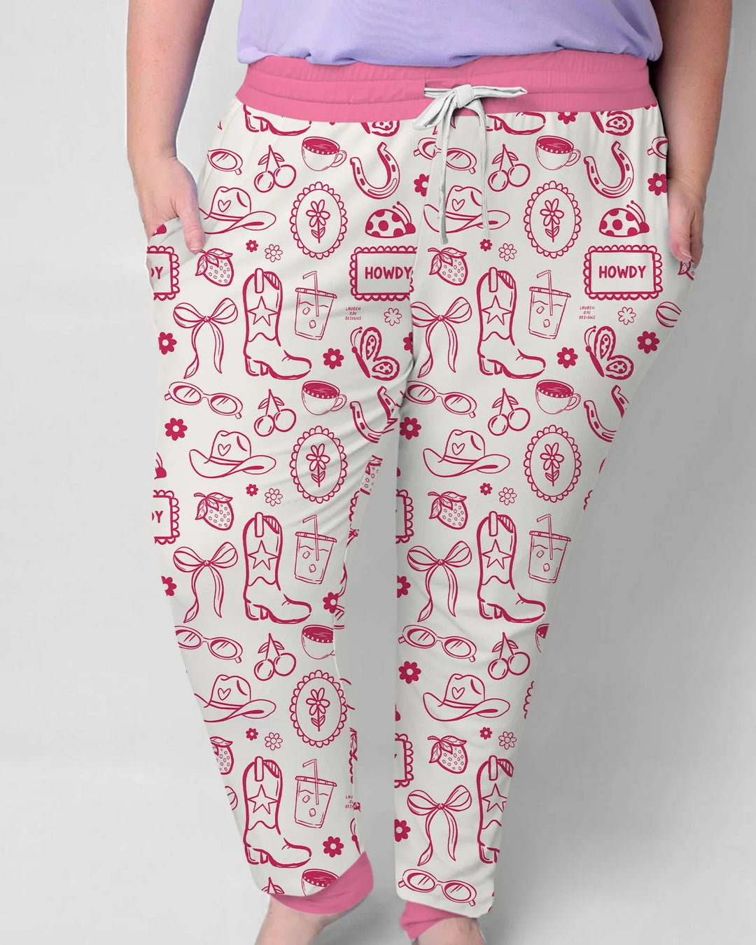 Doodle Wild West Cowgirl Bambus Damen Pyjama Set