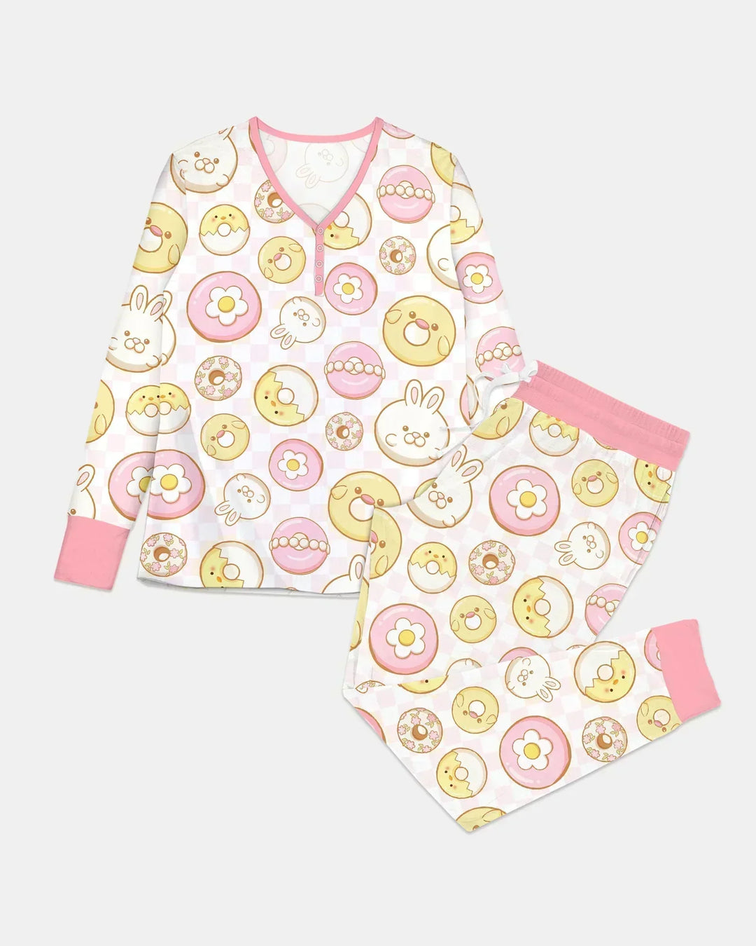 Oster-Donuts Bambus Pyjama-Set für Damen
