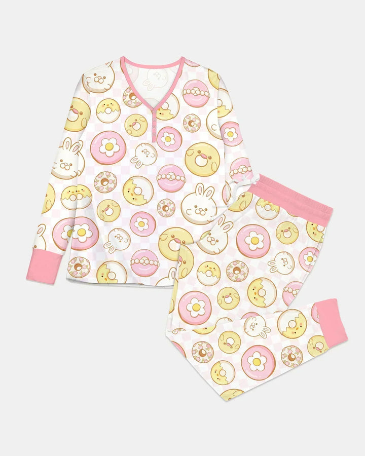 Oster-Donuts Bambus Pyjama-Set für Damen