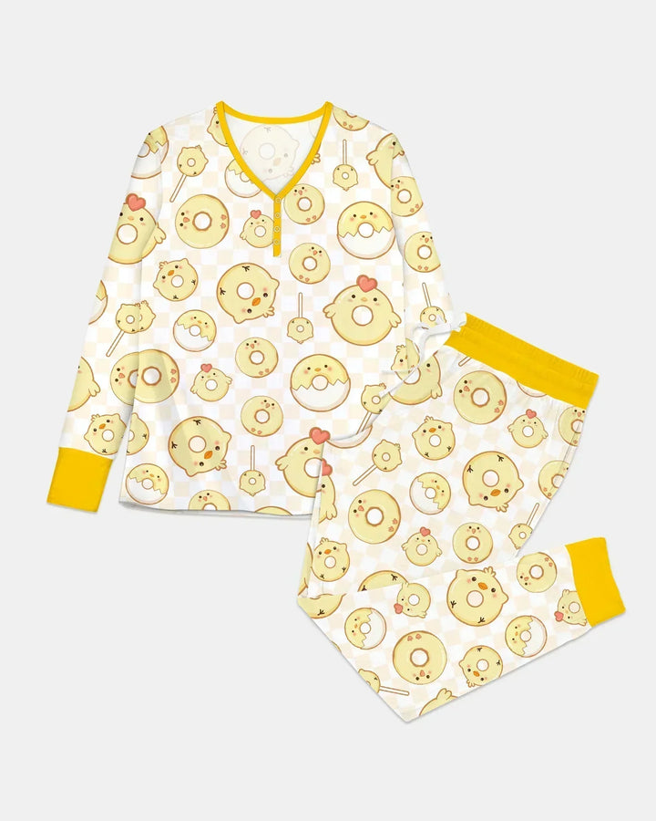 Oster-Donuts Bambus Pyjama-Set für Damen