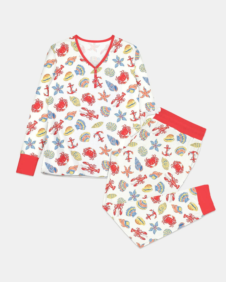 Catch Of The Day Familien-Pyjama-Set aus Bambus für Damen