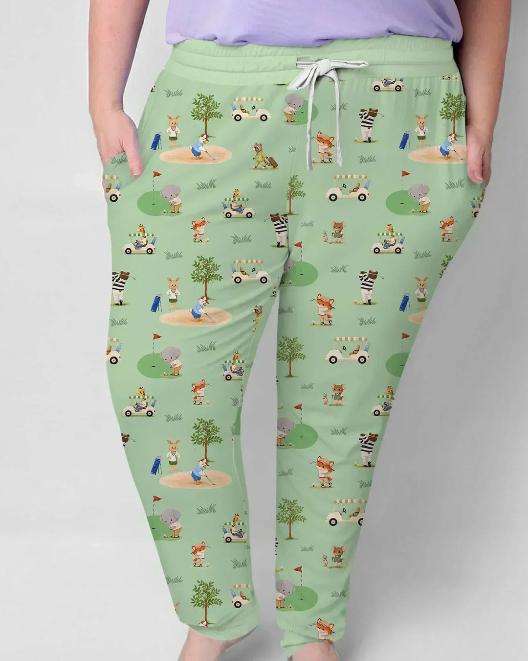 Let's Golf Bambus Damen-Pyjama-Set