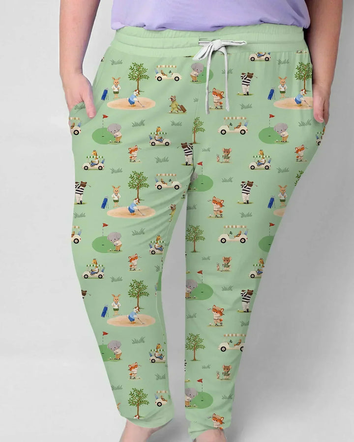 Let's Golf Bambus Damen-Pyjama-Set