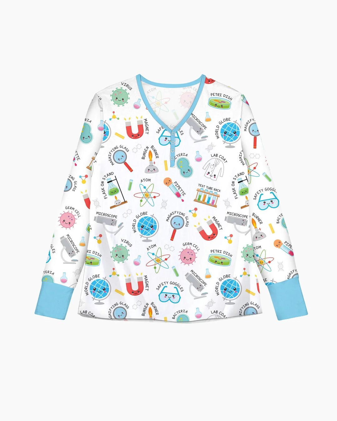 Science Fun Family Matching Bamboo Women Pajama Set