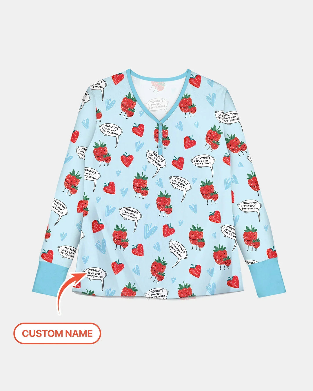 Ich liebe dich sehr Bambus Pyjama-Set für Damen