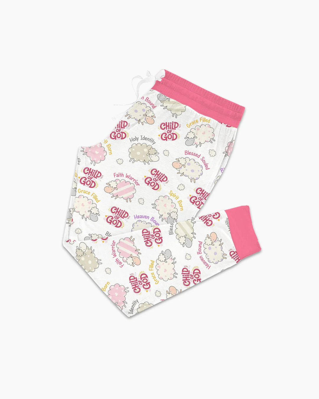 A Child Of God Mädchen Pyjama-Set aus Bambus für Damen