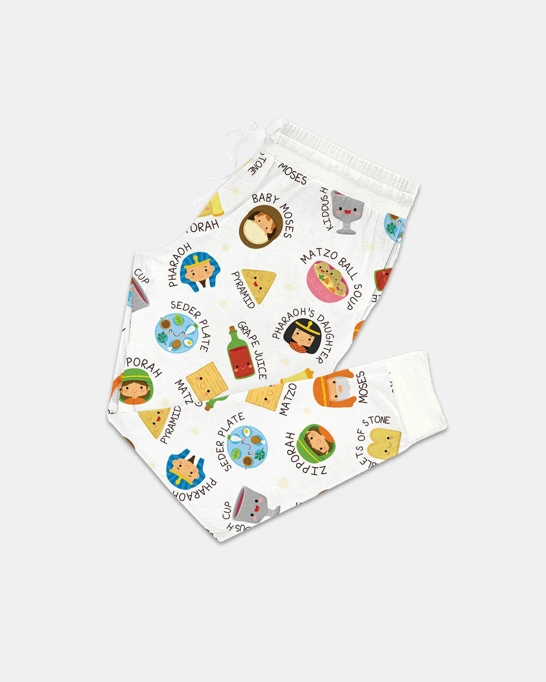 Cute Passover Characters Bamboo Women Pajama Set