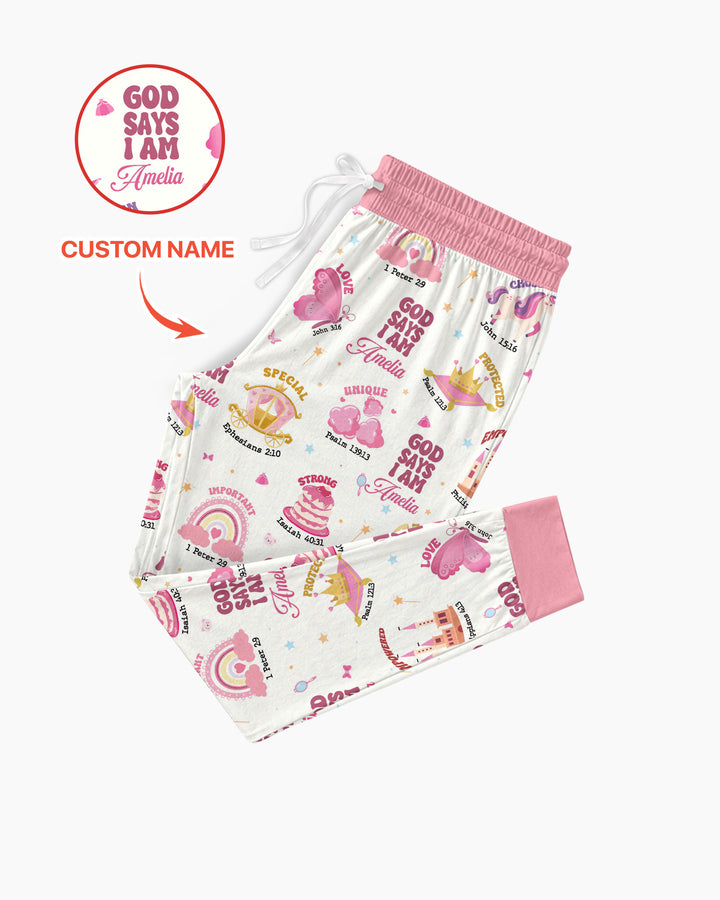 Gott sagt, ich bin Damen-Pyjama-Set