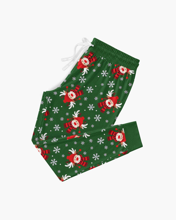 Merry Reindeer Nights Bamboo Women Pajama Set
