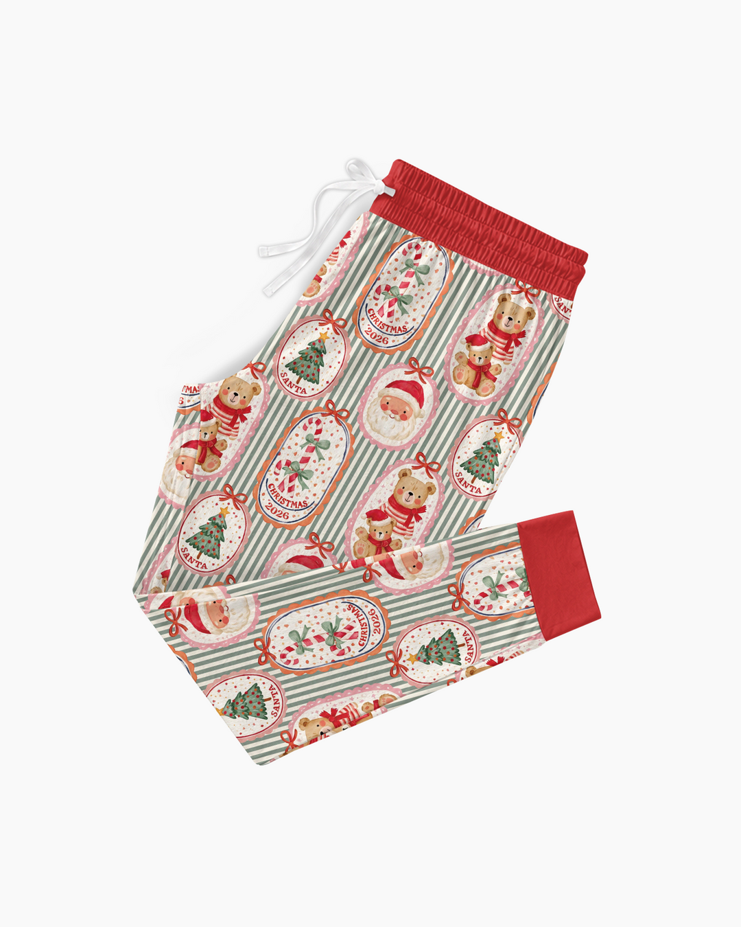 Teddy Bear Christmas Bamboo Women Pajama Set