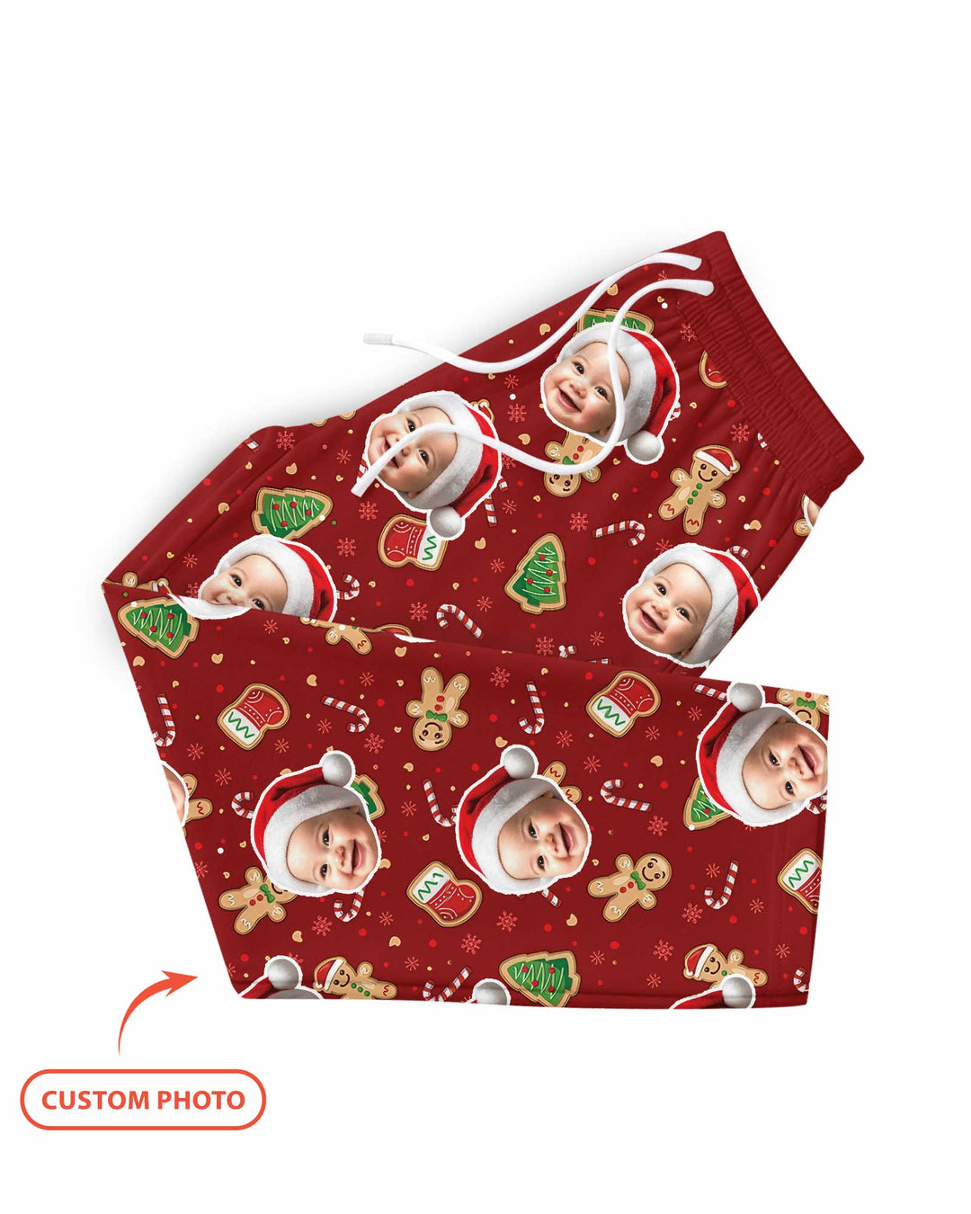 Custom Photo Funny Family Bamboo Men's Pajama Set