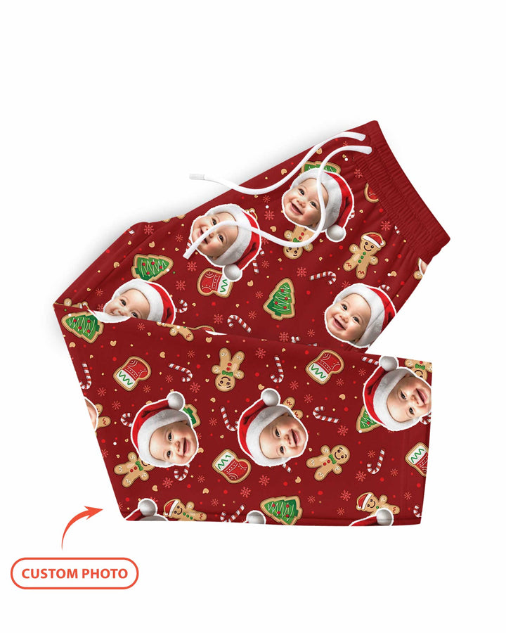 Custom Photo Funny Family Bamboo Men's Pajama Set