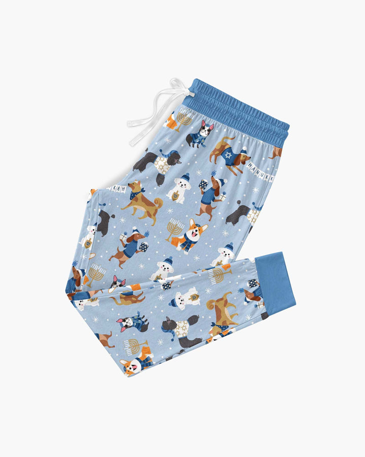 Hanukkah Dogs Bamboo Women Pajama Set