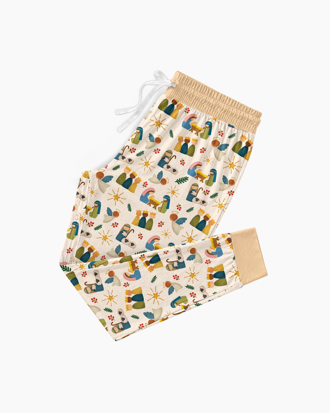 Oh Come, Let Us Adore Him Family Matching Bamboo Women Pajama Set