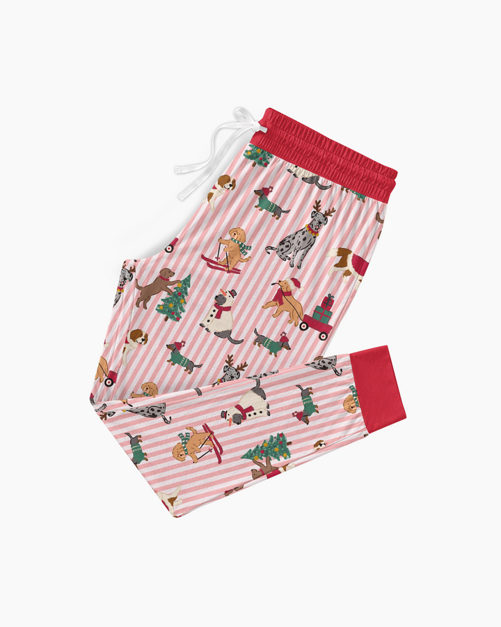 Christmas Pups & Holiday Adventures Bamboo Women Pajama Set