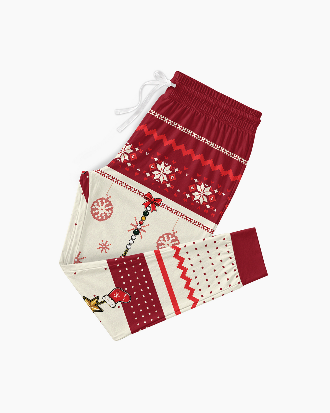 Custom Name Christmas Charm Bamboo Women Pajama Set