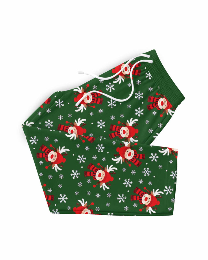 Merry Reindeer Nights Bamboo Men's Pajama Set
