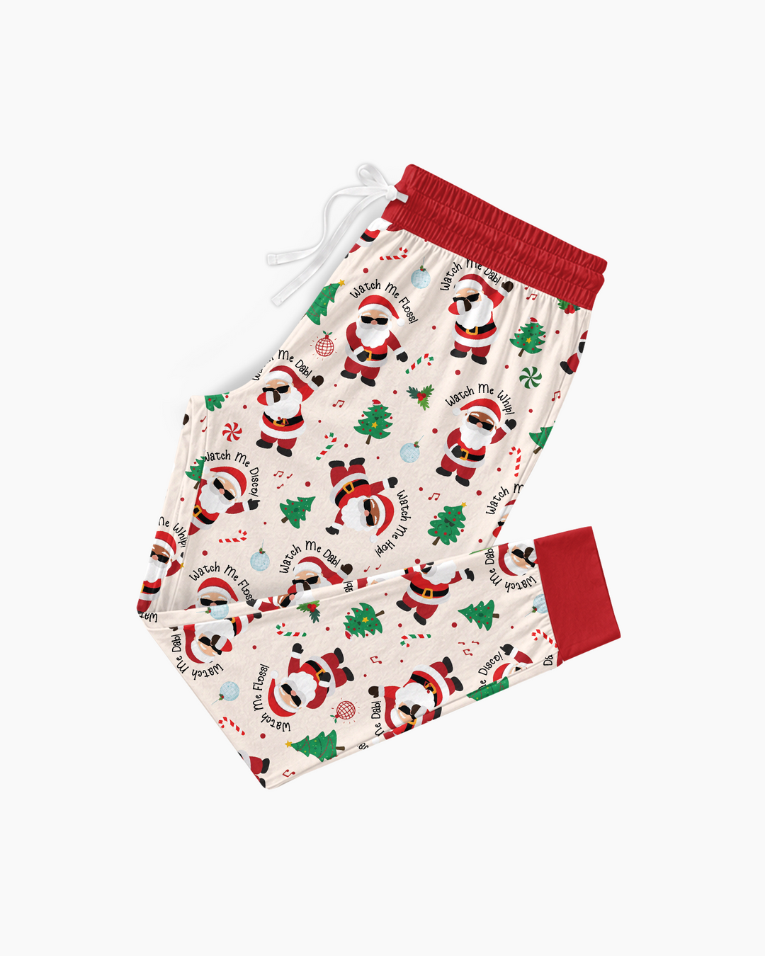 Santa's Christmas Dance Party Bamboo Women Pajama Set