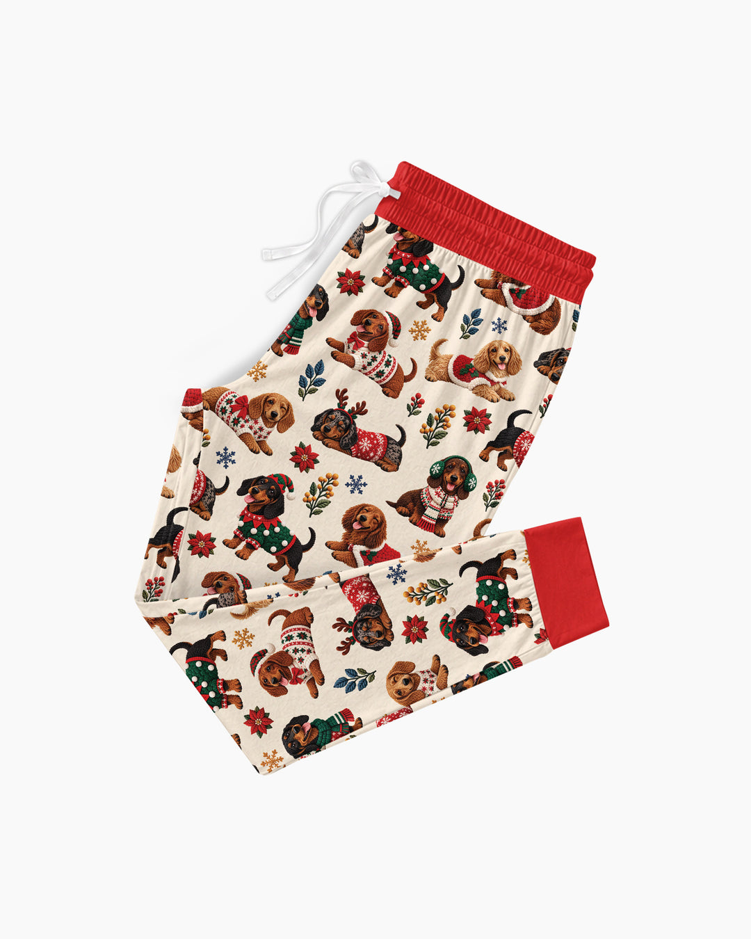 Dachshund Christmas Bamboo Women Pajama Set