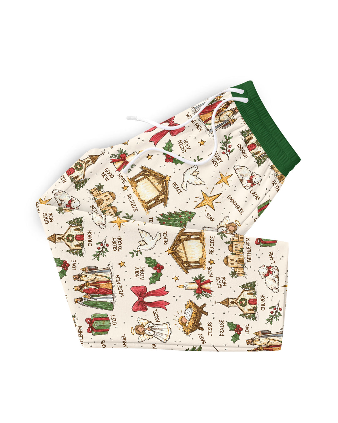 Jesus Is The Reason For The Season Family Matching Bamboo Men's Pajama Set