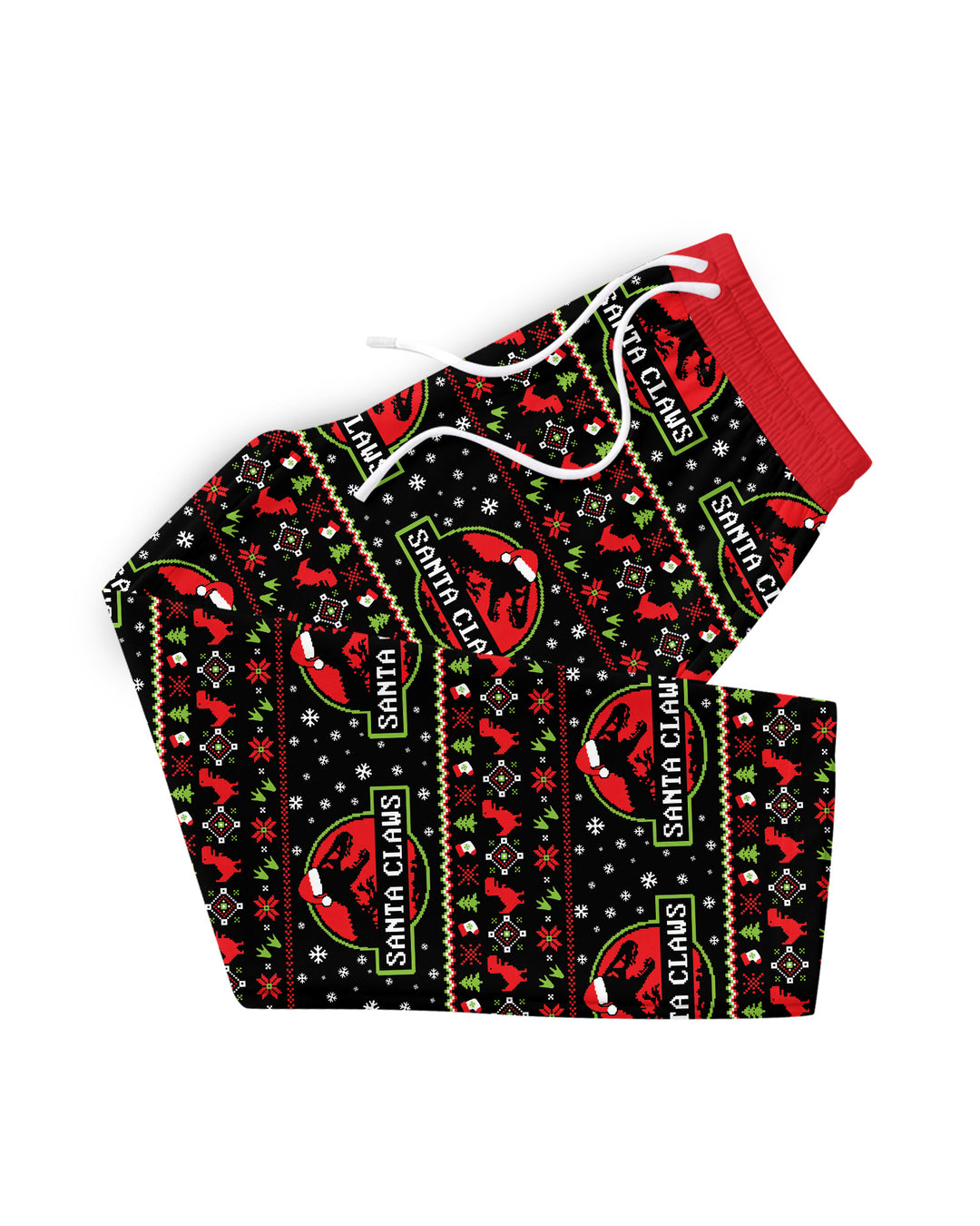 Santa Claws Christmas Bamboo Men's Pajama Set