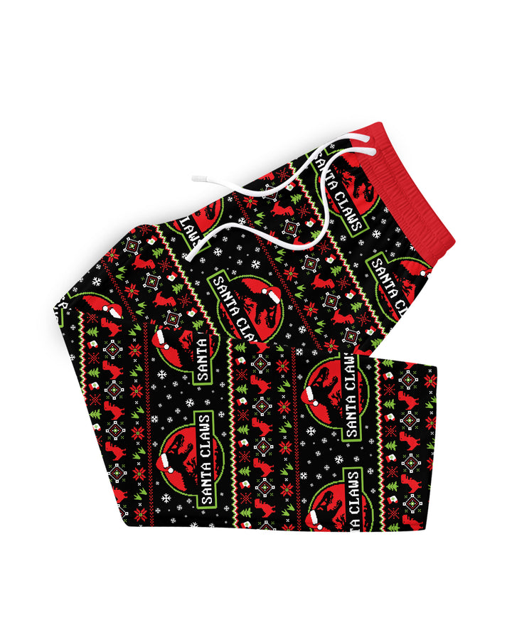 Santa Claws Christmas Bamboo Men's Pajama Set