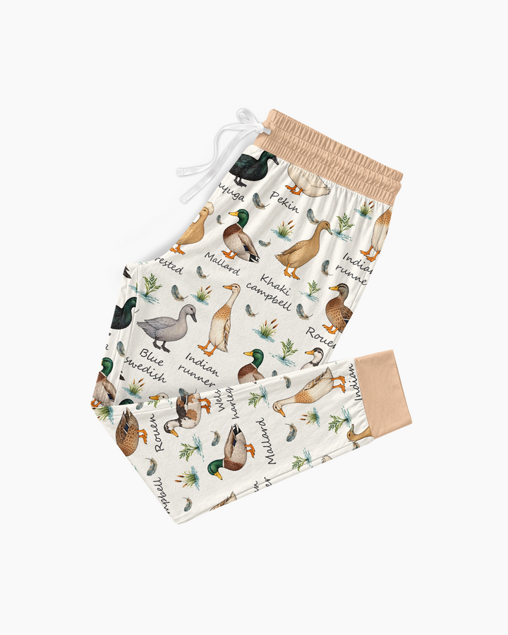 Farm Duck Species Bamboo Women Pajama Set