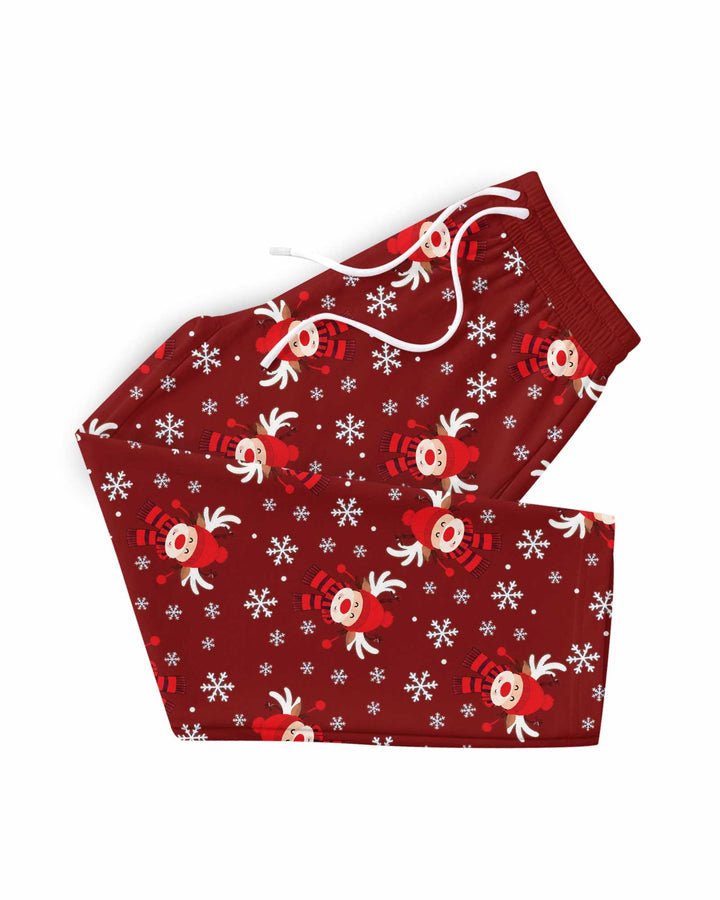 Merry Reindeer Nights Bamboo Men's Pajama Set