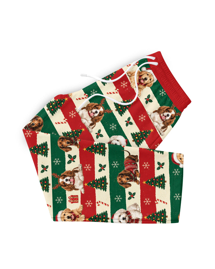Dog Lover Christmas Bamboo Men's Pajama Set