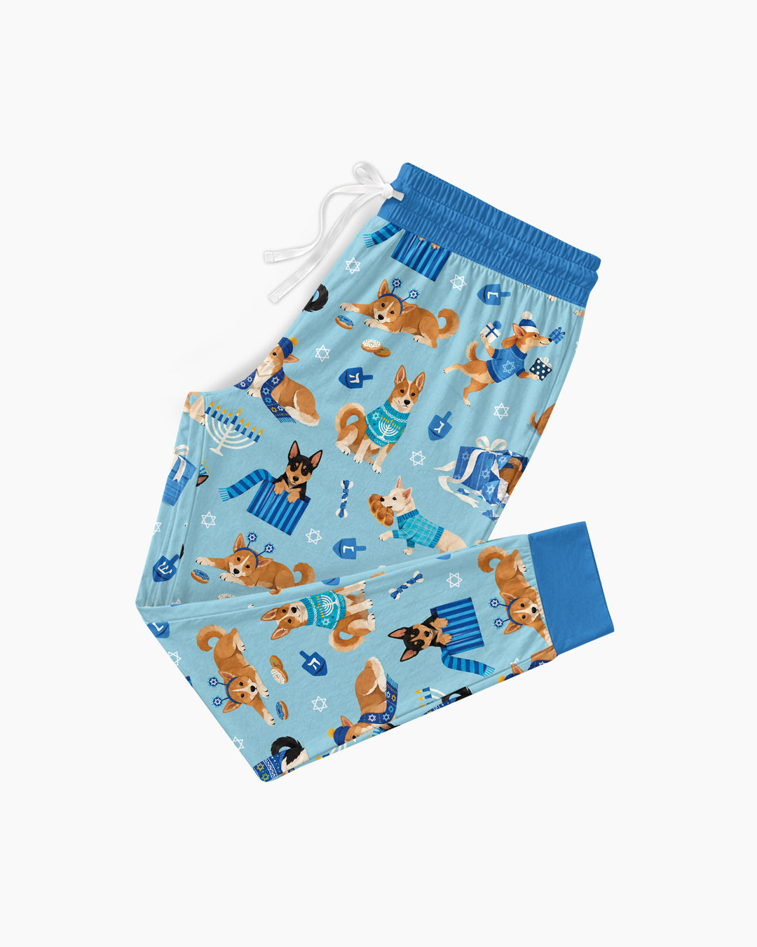 Hannukkah Protected by A Canaan Dog Bamboo Women Pajama Set