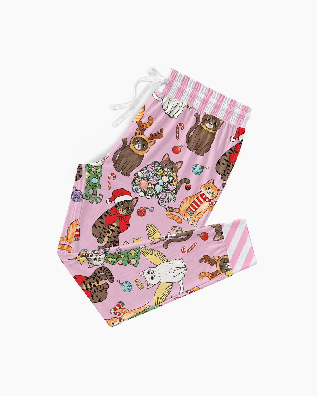 Christmas Kitty Wonderland Bamboo Women Pajama Set