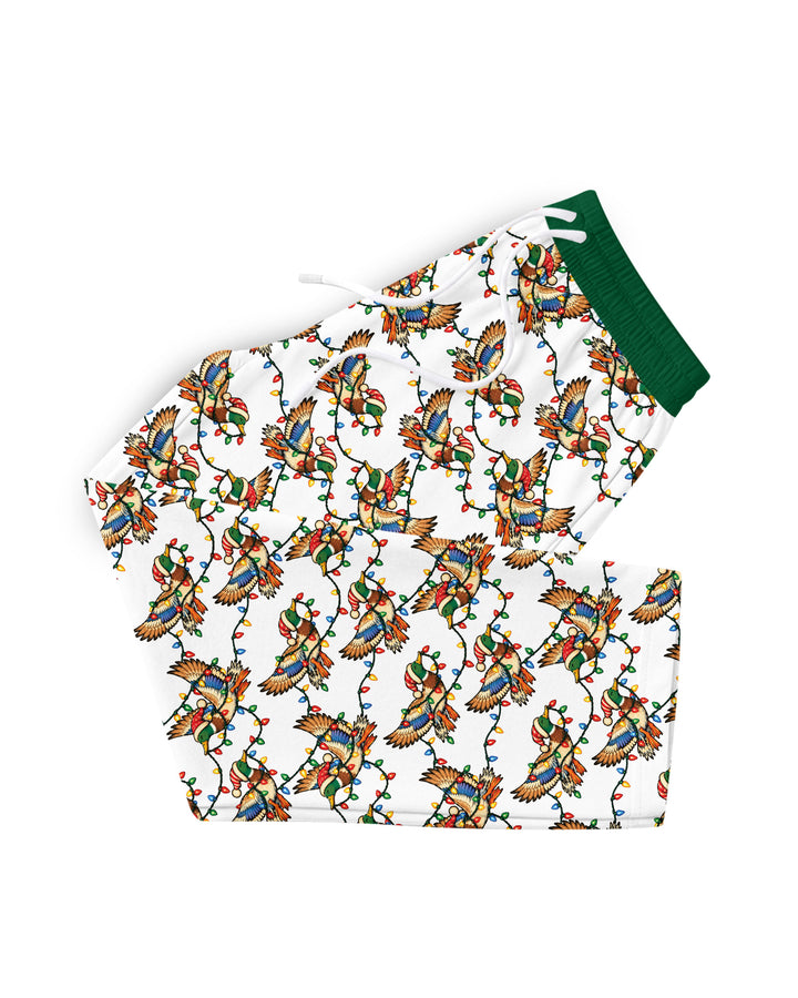 Preppy Christmas Mallard Duck Bamboo Men's Pajama Set