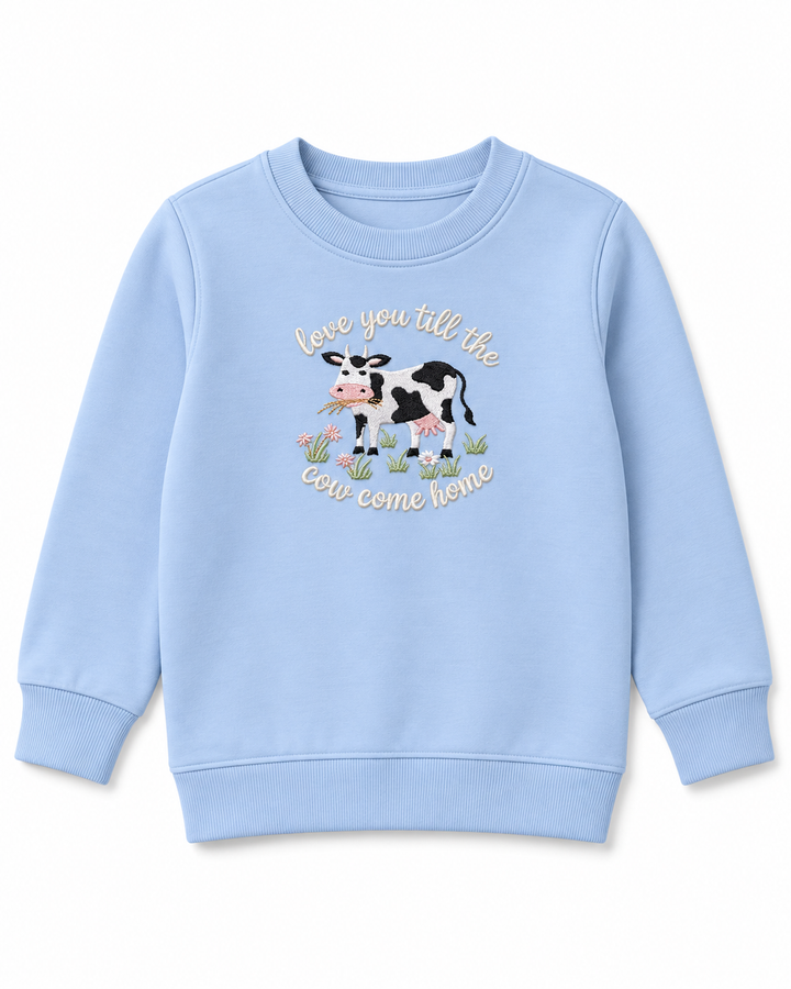 Sweatshirt mit Rundhalsausschnitt aus Bambusfaser