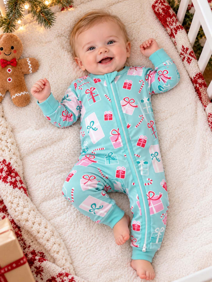 Pastel Christmas Gifts Bamboo Convertible Zippy
