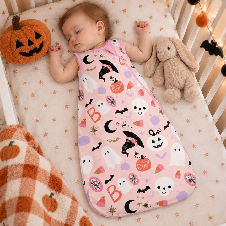 Pastel Halloween Magic Bamboo Sleep Bag