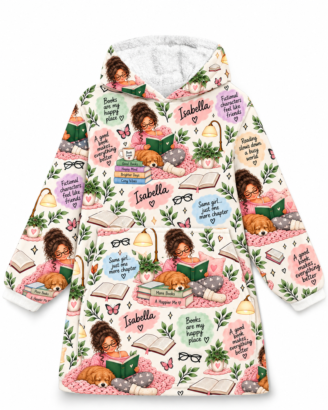 Benutzerdefinierter Bambus-Deckenhoodie (Vorlage)