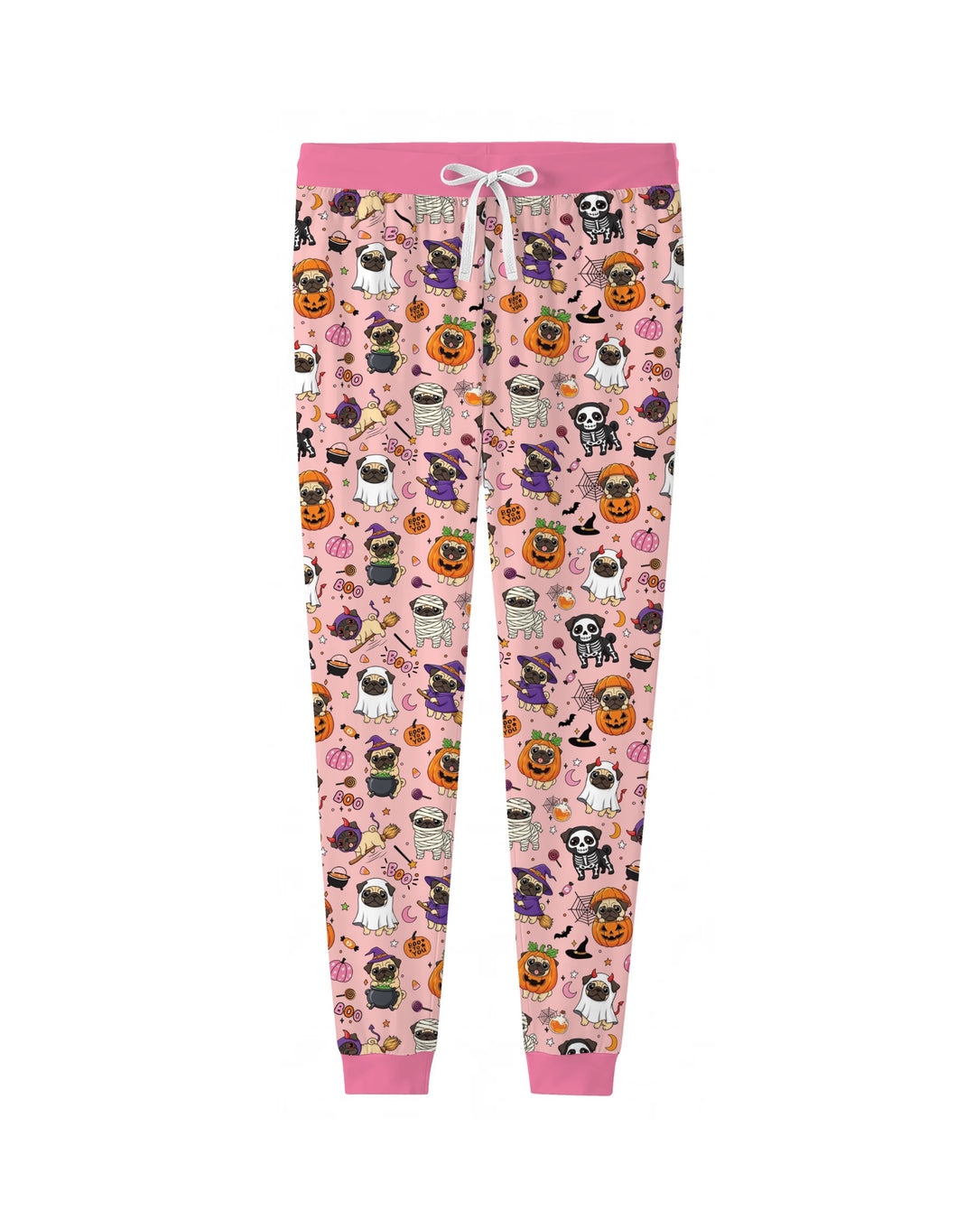Spooky Pug Bamboo Women Pajama Set