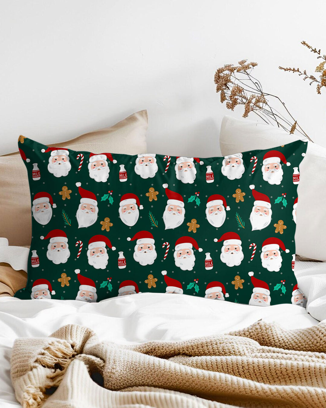 Christmas Sweet Santa Bamboo Pillow Case