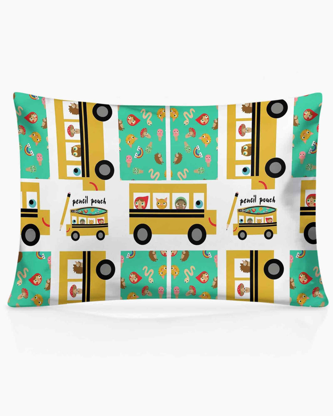 School Bus Adventures Bamboo Pillow Case