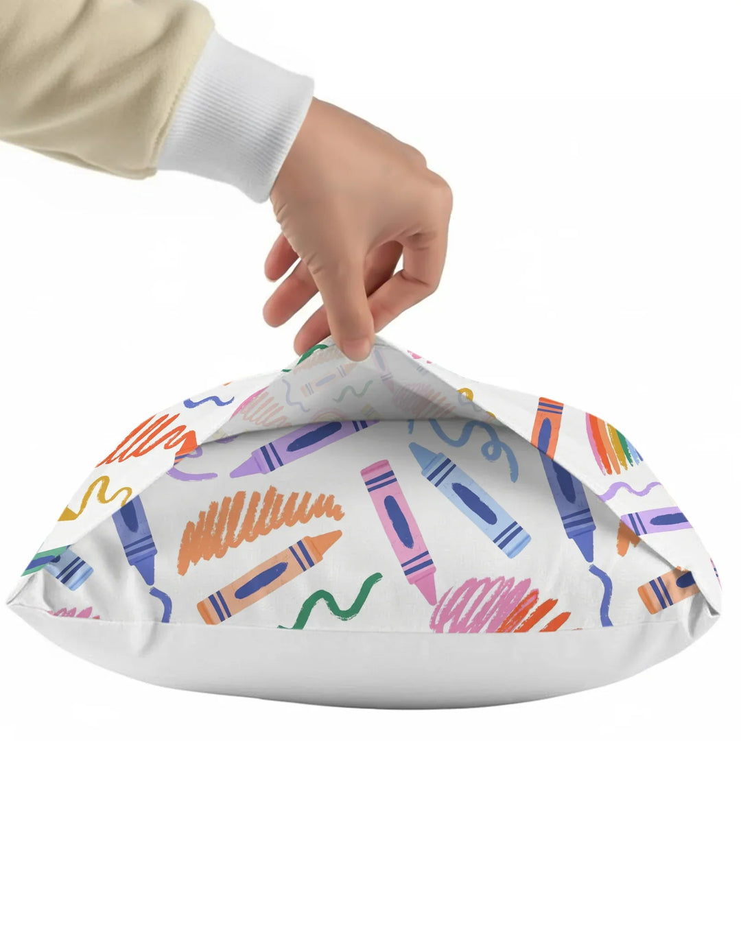 Crayon Chaos Bamboo Pillow Case