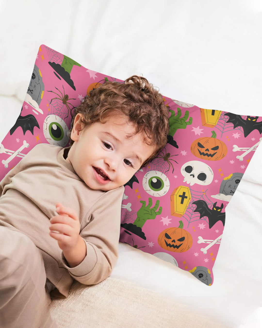 Little Monsters Bamboo Pillow Case